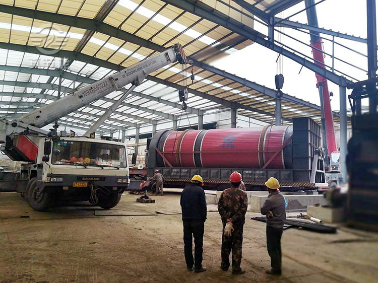 真節能污泥烘干機吊裝 真節能污泥烘干機吊裝