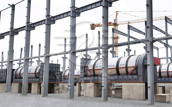 每小時(shí)五噸污泥烘干機(jī)運(yùn)行現(xiàn)場(chǎng) 每小時(shí)五噸污泥烘干機(jī)運(yùn)行現(xiàn)場(chǎng)