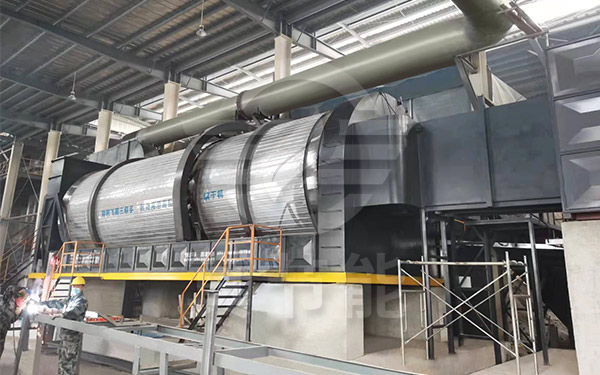 含油污泥烘干機運行現場 含油污泥烘干機運行現場